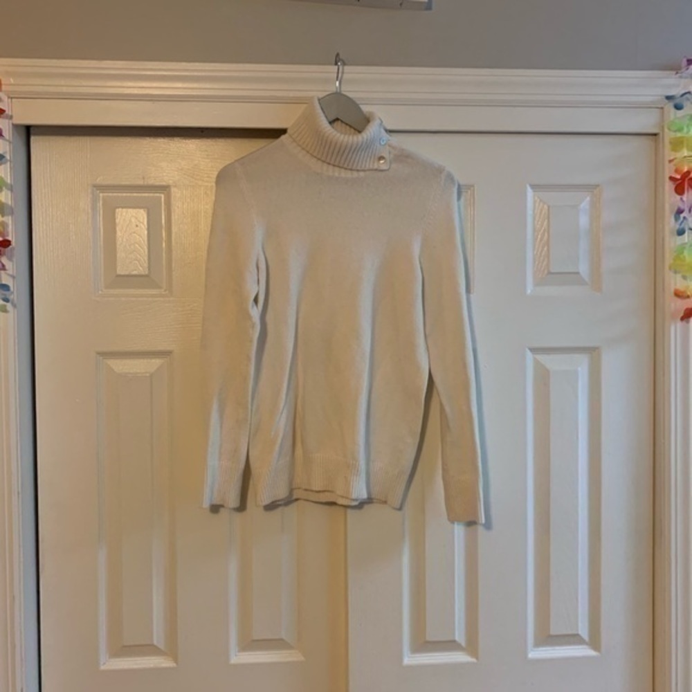 Reference Point White Turtle‎ Neck sweater Small - Picture 3 of 8